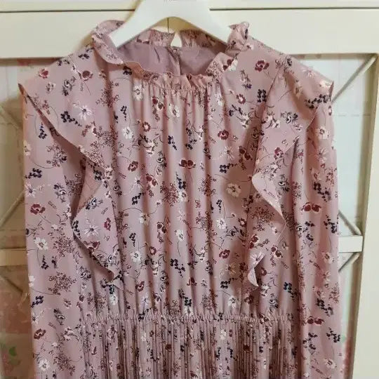 [BUNJANG] Frill Long Dress / 프릴 롱원피스/55