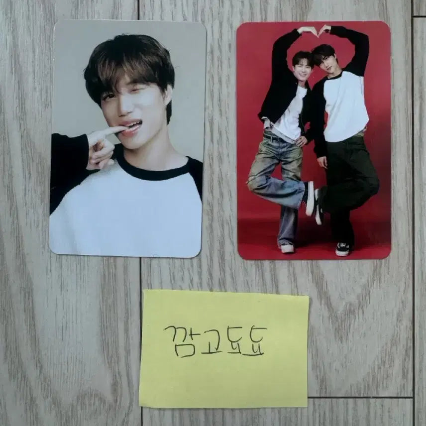 [BUNJANG] EXO Fanmeeting Suho Kai Photocard Set / 엑소 팬미팅 랜덤 트레카 수호 카이 세트