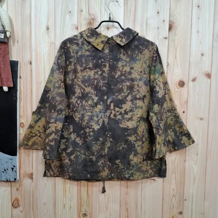 [BUNJANG] Natural Dye Water Print Jacket / 천연염색 물나염 자켓