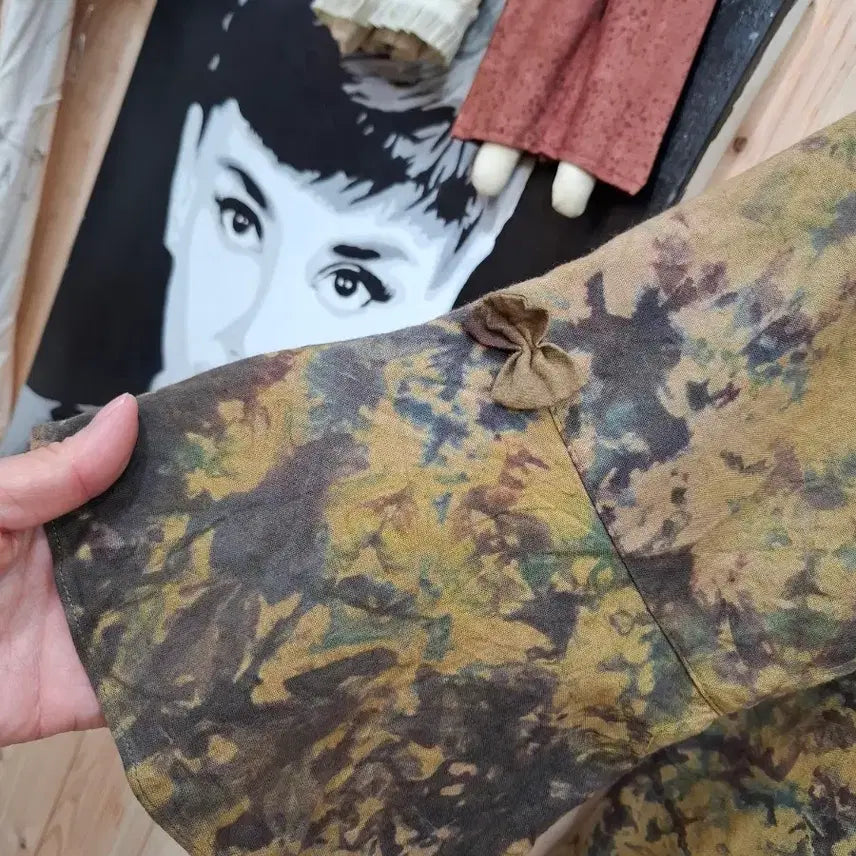 [BUNJANG] Natural Dye Water Print Jacket / 천연염색 물나염 자켓