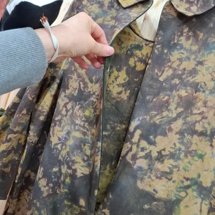 [BUNJANG] Natural Dye Water Print Jacket / 천연염색 물나염 자켓