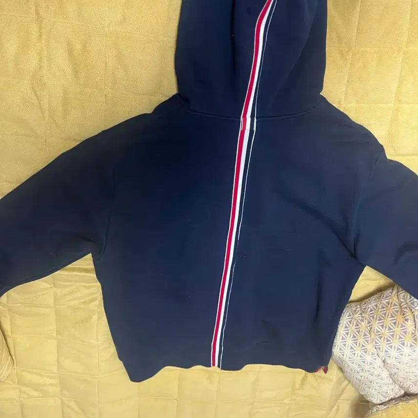 [BUNJANG] Thom Browne Navy Hoodie / 톰브라운 네이비 후드티