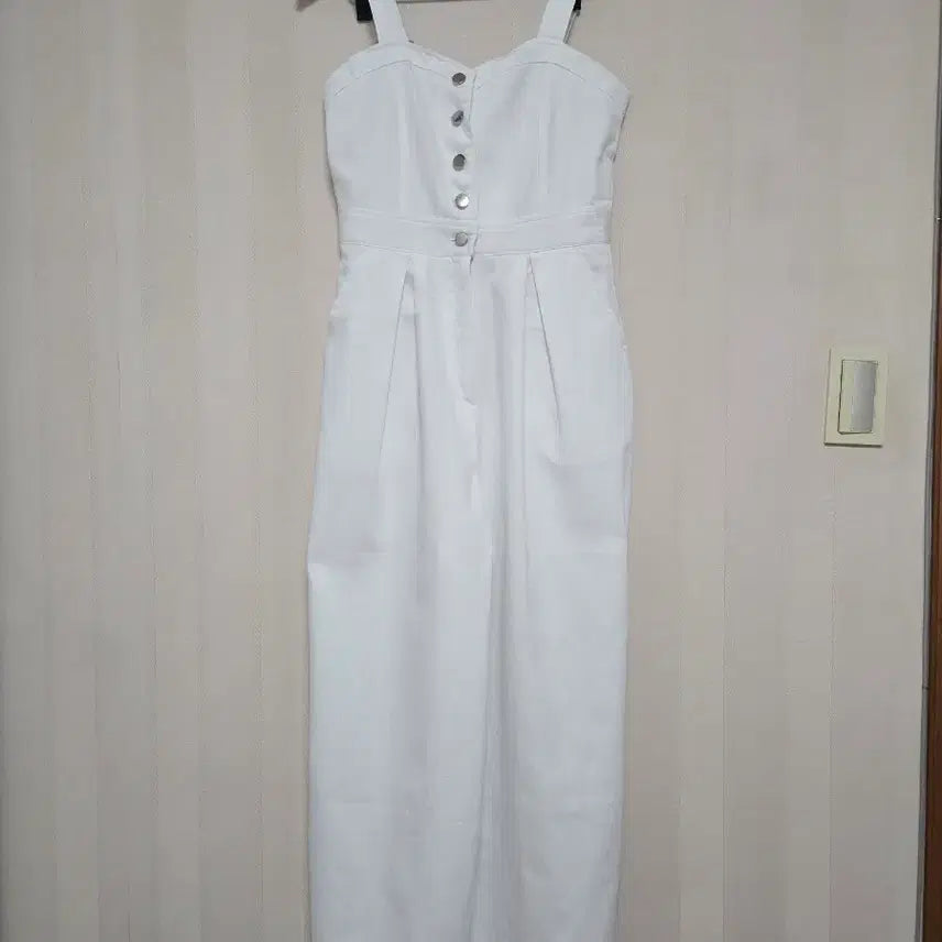 [BUNJANG] White Denim Jumpsuit / 화이트데님 점프수트
