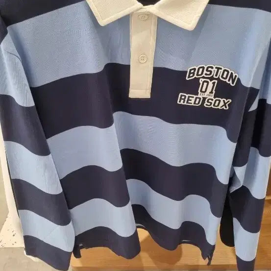 [BUNJANG] MLB Karina Rugby Shirt / MLB 카리나착용  럭비티셔츠 완전새거 저렴히판매해요!