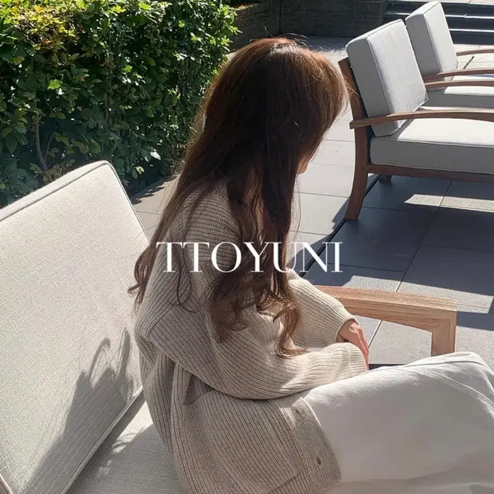 [BUNJANG] Onz Loose Hacci Wool Cardigan - Gray / 온스 루즈 하찌 울 가디건 그레이