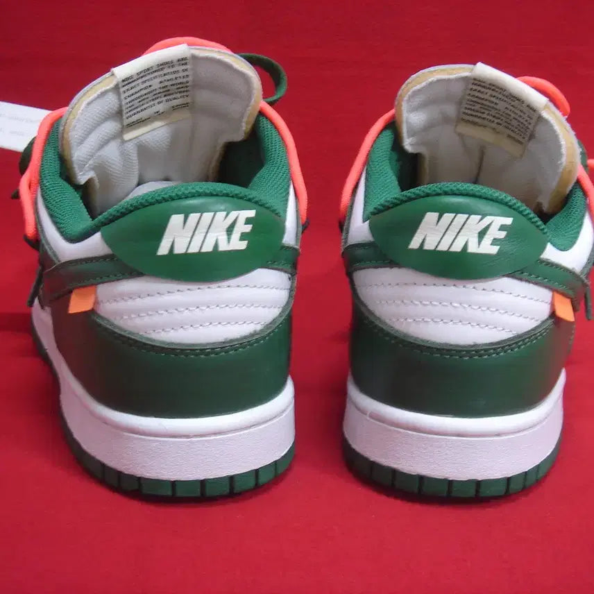 [BUNJANG] Nike X Off-White Dunk Low Pine Green Sneakers / [260] 나이키 X 오프화이트 덩크 로우 파인그린 260사이즈