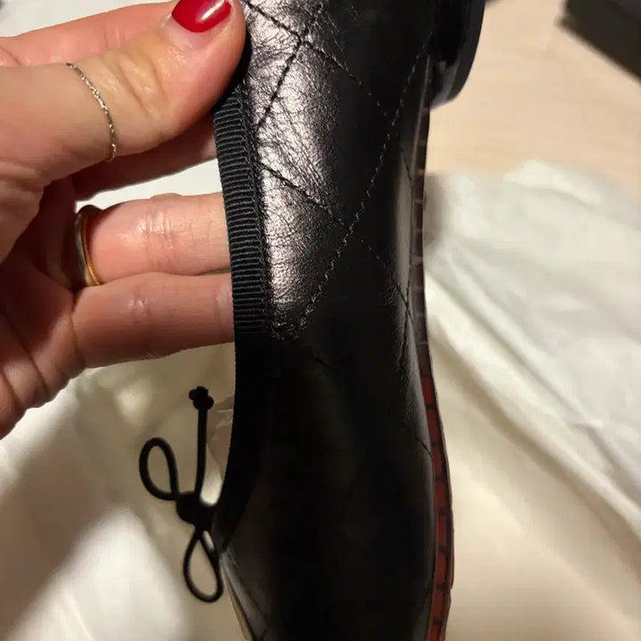 [BUNJANG] Chanel Cambon Flat (37.5) / 정품 샤넬 깜봉 플랫(37.5)