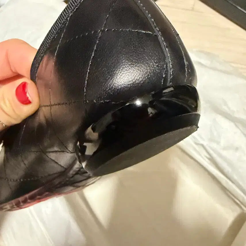 [BUNJANG] Chanel Cambon Flat (37.5) / 정품 샤넬 깜봉 플랫(37.5)