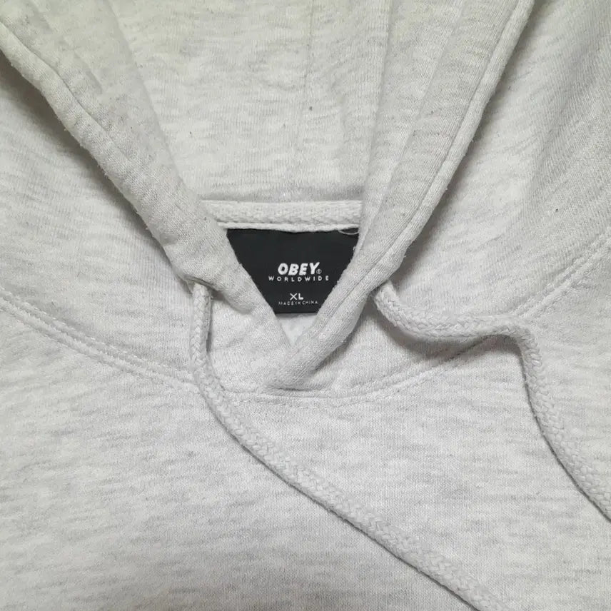 [BUNJANG] Obey Box Logo Hoodie (XL) / 오베이 박스로고 후드 그레이 (XL)