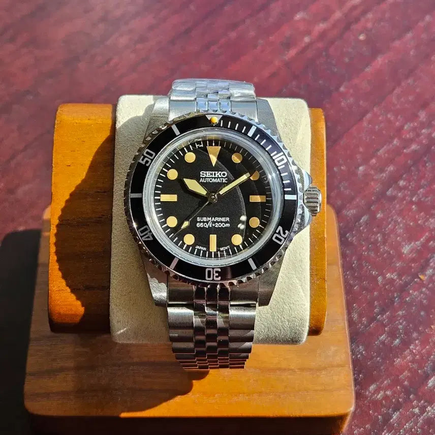 [BUNJANG] Seiko Custom Mod Milsub Automatic 39mm Watch / 세이코 커스텀 모드 mod 밀.섭 오토매틱 39mm