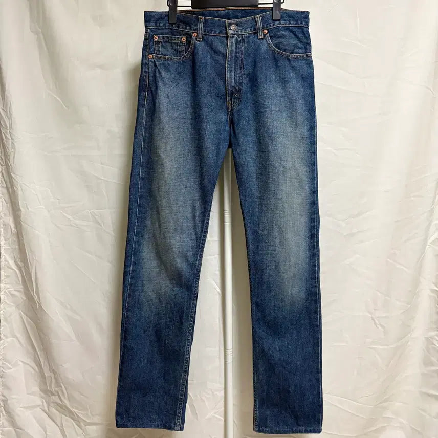 [BUNJANG] Levi's 505 Regular Straight Denim Pants / 리바이스 505 레귤러 스트레이트 데님팬츠 / W32, L34