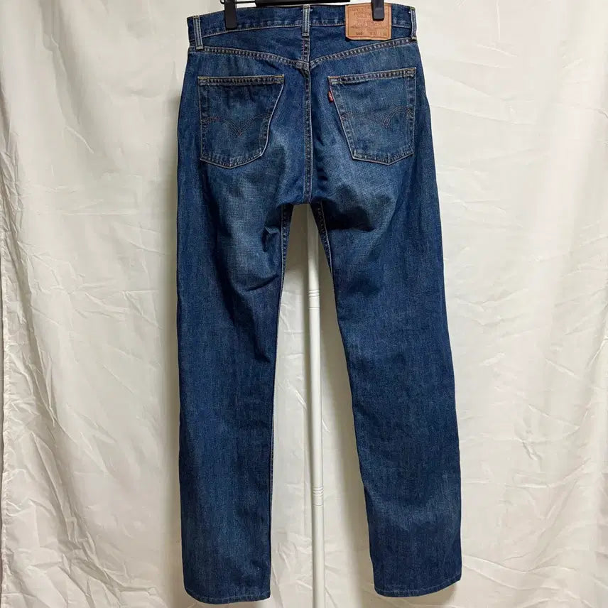 [BUNJANG] Levi's 505 Regular Straight Denim Pants / 리바이스 505 레귤러 스트레이트 데님팬츠 / W32, L34