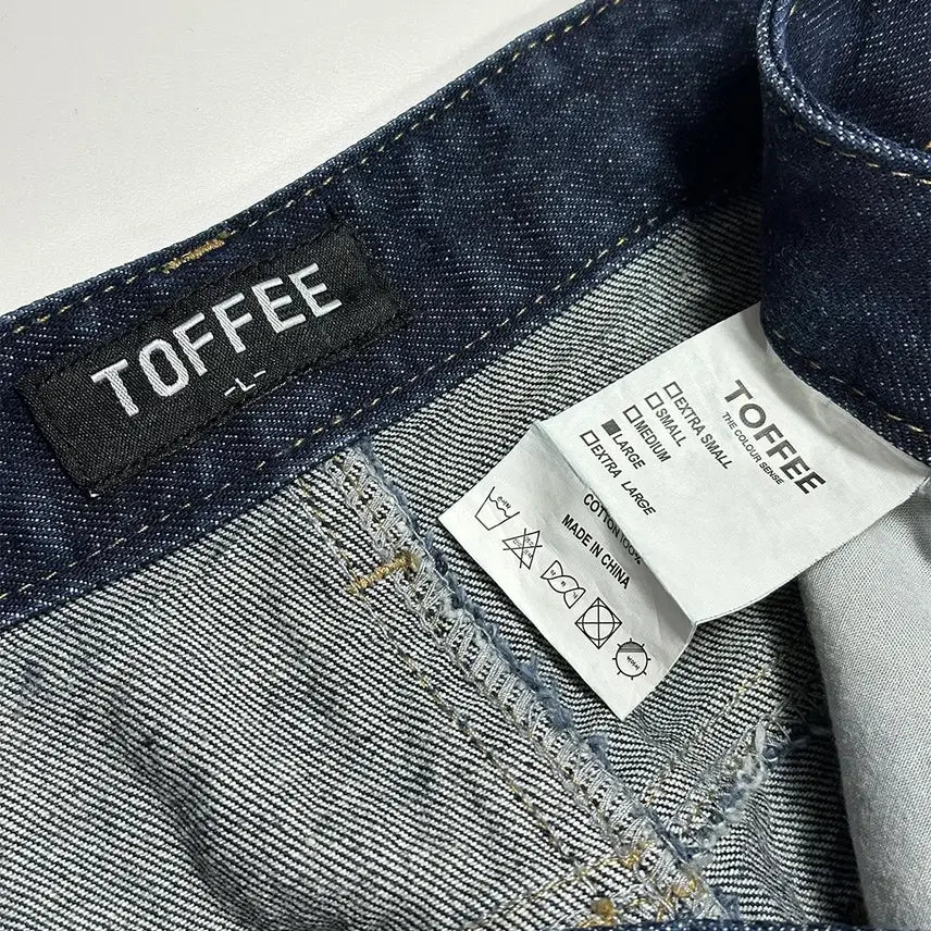 [BUNJANG] TOFFEE Semi-Balloon Fit Denim Pants / 토피 세미벌룬핏 데님 팬츠