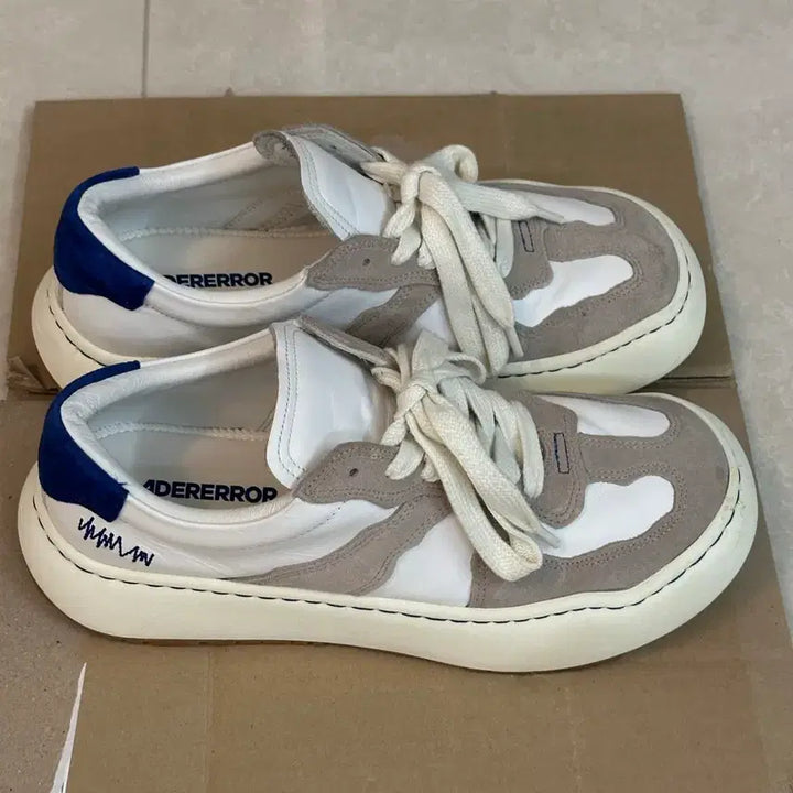 [BUNJANG] ADER Error Baus Off White Sneakers / [270] 아더에러 스니커즈 (Log; Baus off white)