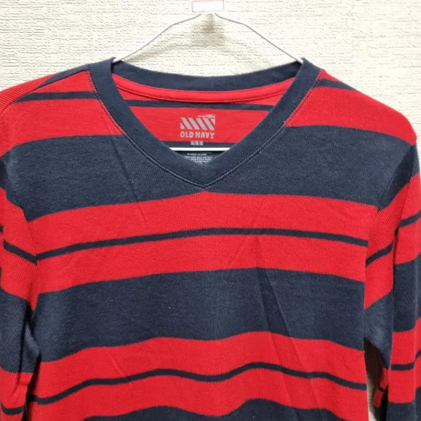 [BUNJANG] V-Neck Knit T-shirt / 라204 브이넥 니트 티셔츠