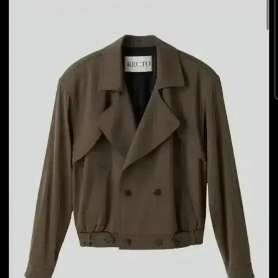 [BUNJANG] RECTO Half Trench Coat M / 렉토 하프 트렌치 M