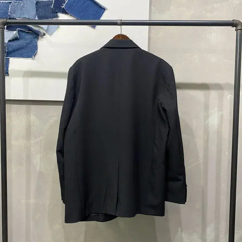 [BUNJANG] Remainsecond Casual Black Blazer Jacket / (105) 리메인세컨드 캐주얼 블랙 블레이저 자켓