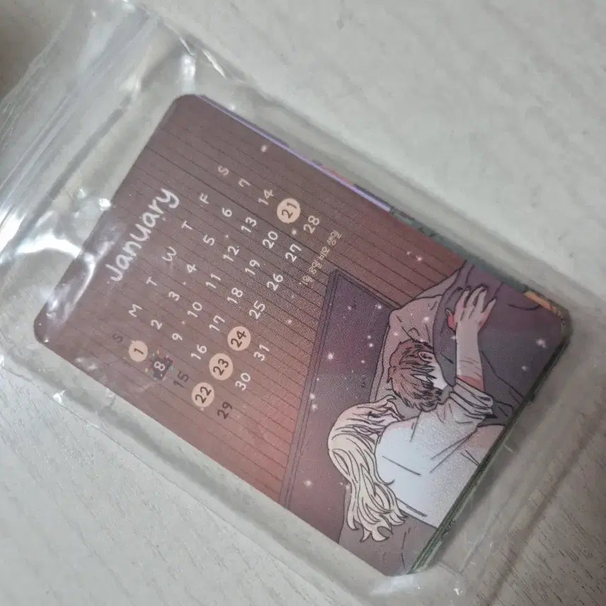 [BUNJANG] Soopsokdam Acrylic Calendar / 숲속의 담 아크릴 캘린더