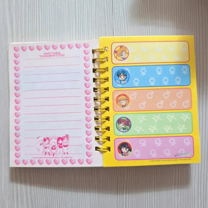 [BUNJANG] Sailor Moon Mini Notebook / 고전문구 세일러문 미니수첩
