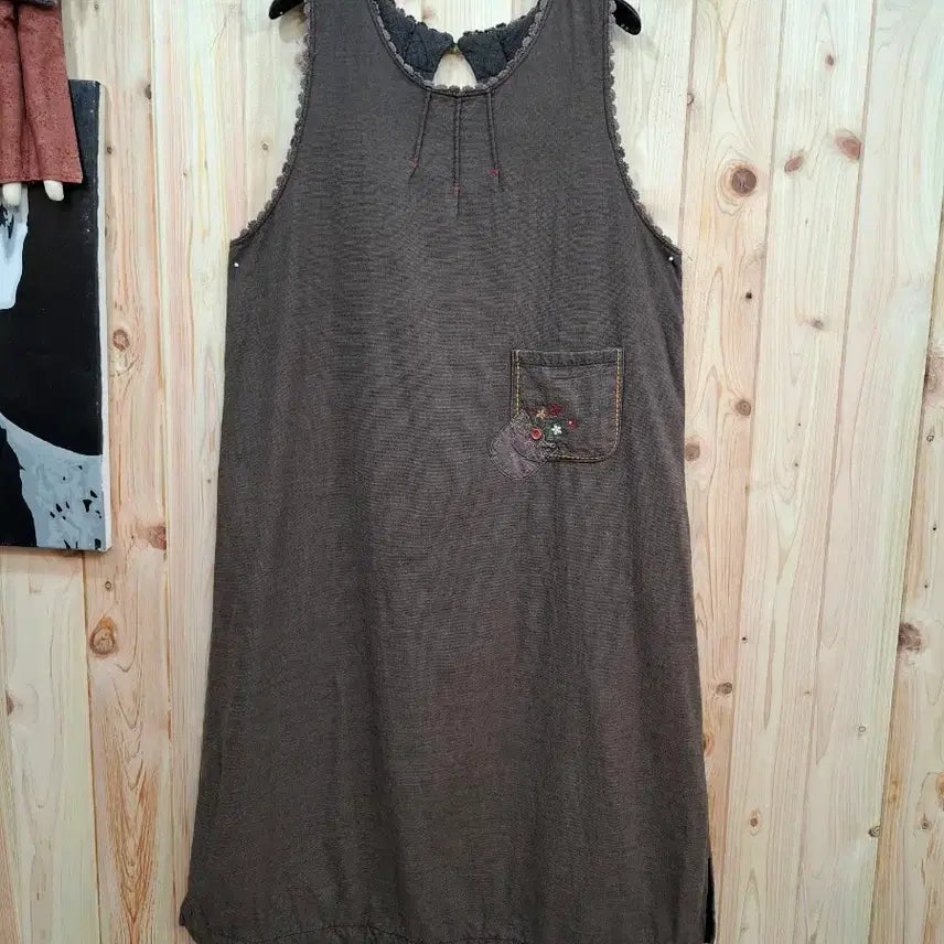 [BUNJANG] Bonding Embroidered Dress / 본딩 자수 원피스