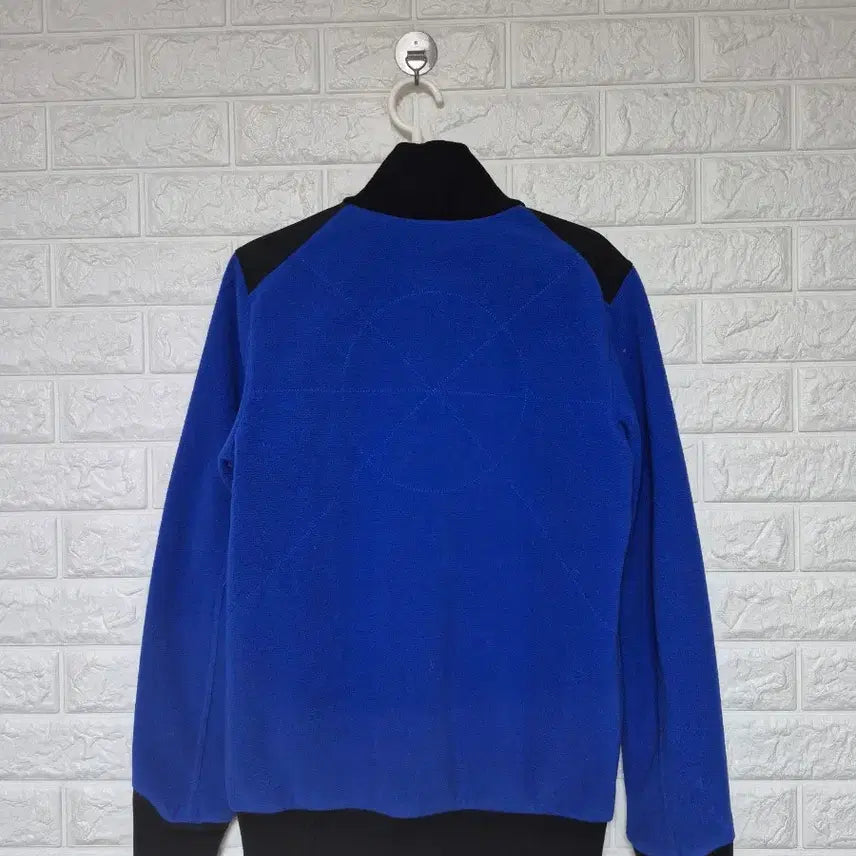 [BUNJANG] Descente Blue Fleece Zip-Up Jacket (Size 90) / 데상트 블루 플리스 집업 자켓 90