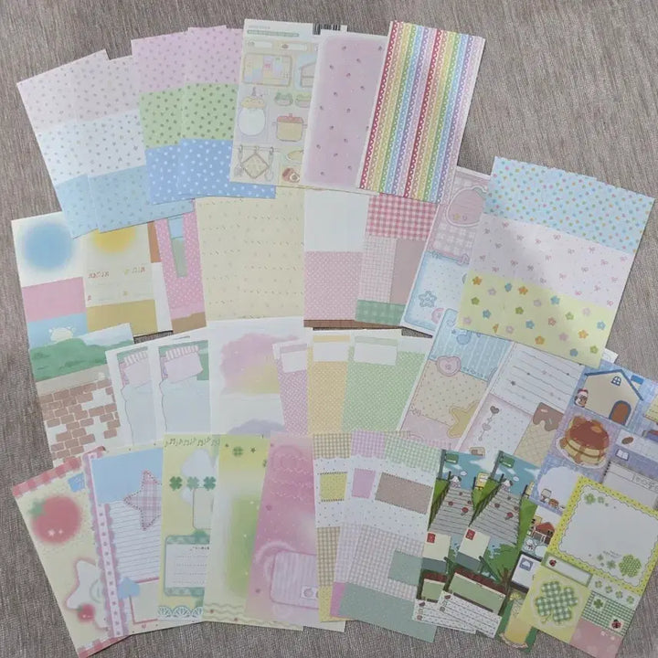 [BUNJANG] Assorted Decorative Paper Set / 다꾸템 모조지 모음