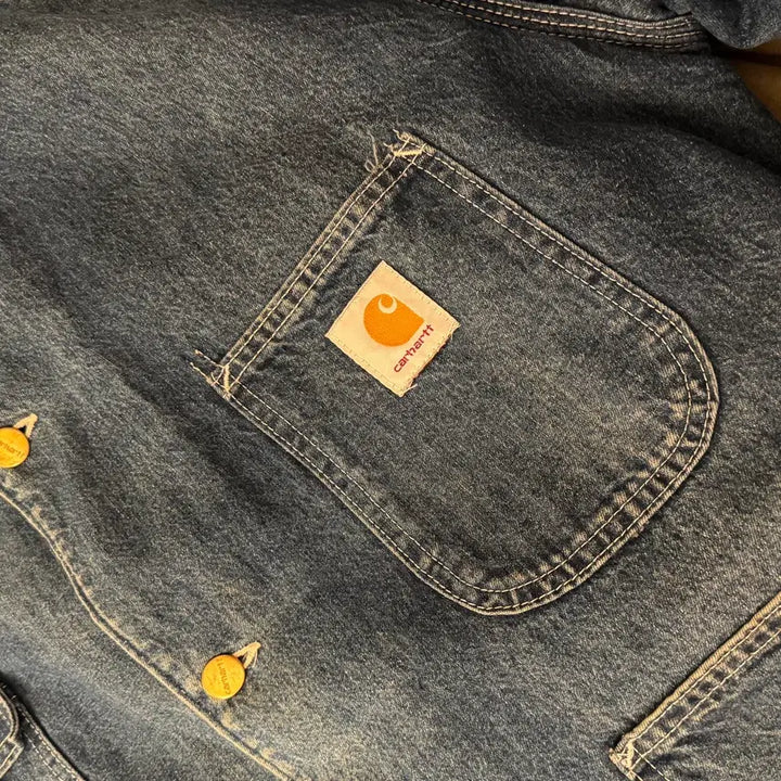 [BUNJANG] Carhartt 8LC Denim Chore Jacket / 90s Carhartt 8LC 데님 초어 자켓