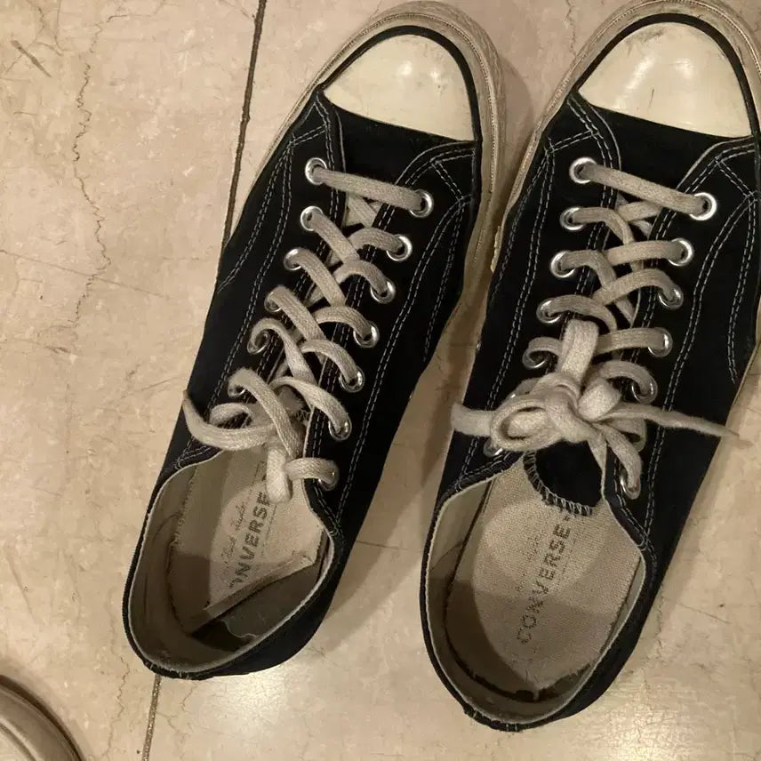 [BUNJANG] Converse Chuck 70 Low Black Sneakers / 컨버스 척70로우 블랙 285