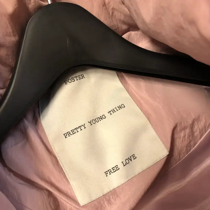 [BUNJANG] PYT Pretty Young Thing Pink Goose Down Padded Hooded Jacket / PYT 프리티영띵 후드 구스 패딩 프영띵 핑크 다운 점퍼 코트