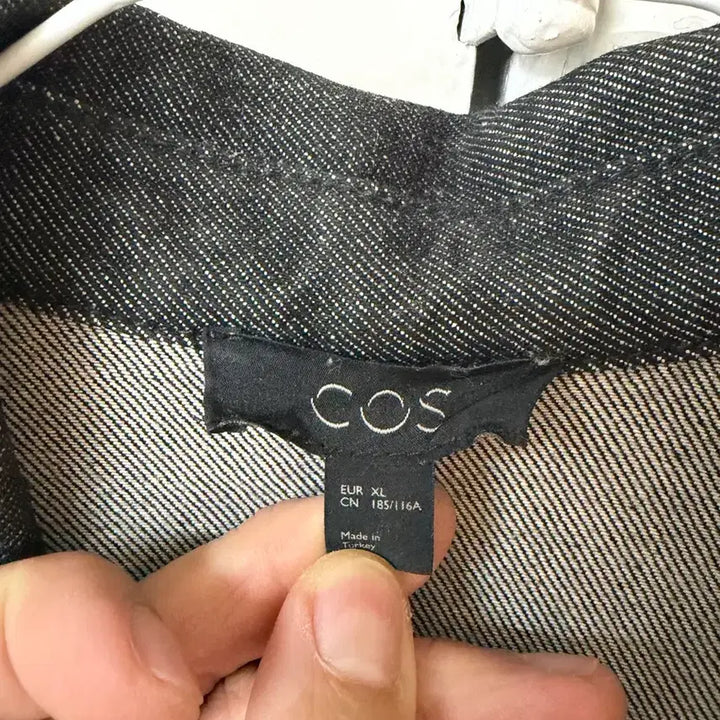 [BUNJANG] COS Black Denim Jacket XL / 코스 흑청 데님 자켓 XL