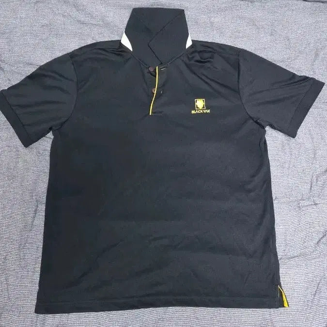 [BUNJANG] Black Yak Polo T-Shirt (Black) - Men&
