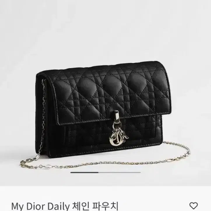 [SOLD OUT] 마이 디올 데일리 체인 파우치 블랙 dior