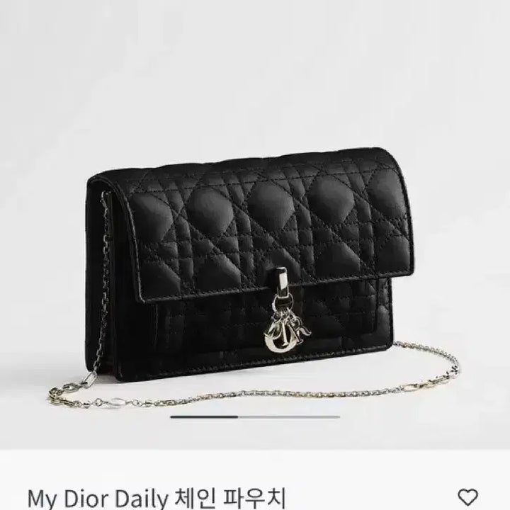 [SOLD OUT] 마이 디올 데일리 체인 파우치 블랙 dior