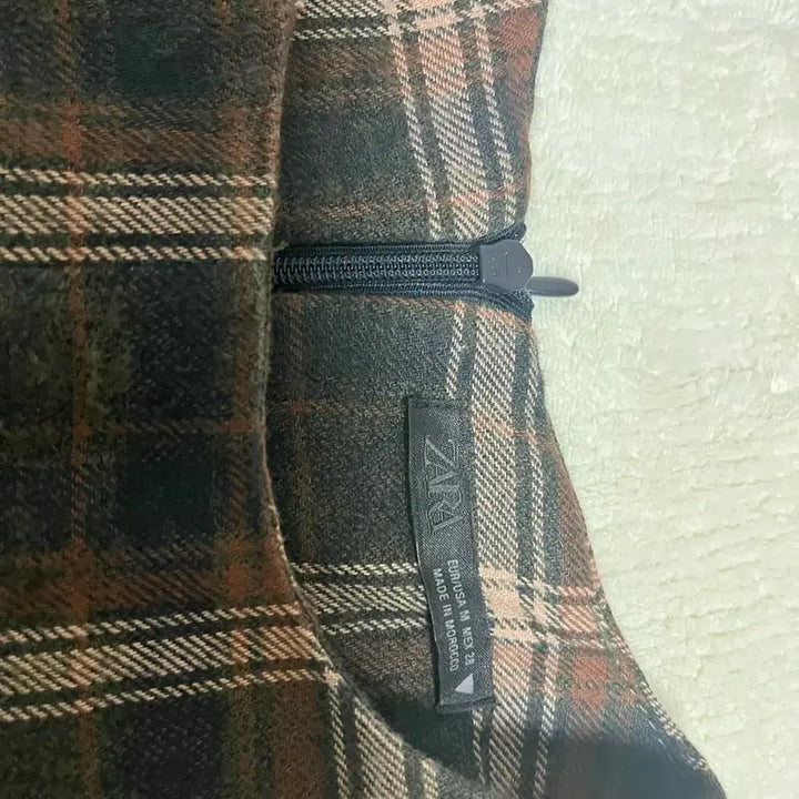 [BUNJANG] ZARA Check Pattern Blouse / 자라 ZARA 체크 패턴 블라우스