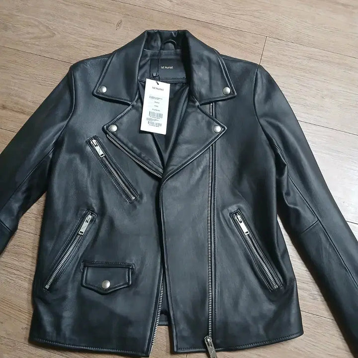 [BUNJANG] Ist Kunst Black Leather Rider Jacket / Ist Kunst 블랙 가죽 라이더 자켓