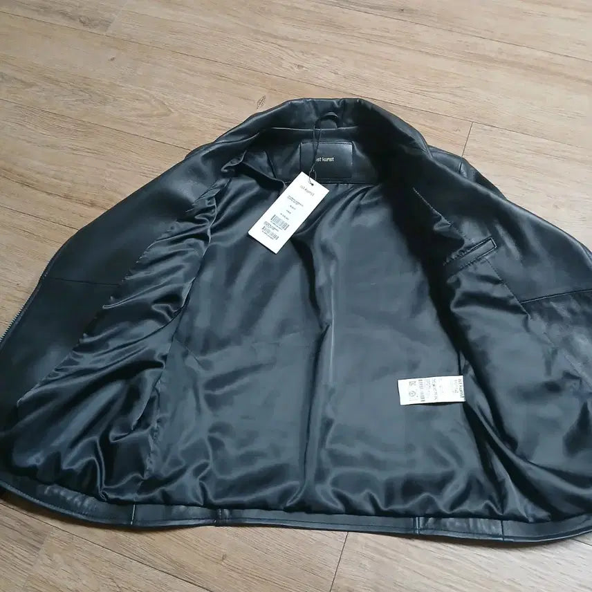 [BUNJANG] Ist Kunst Black Leather Rider Jacket / Ist Kunst 블랙 가죽 라이더 자켓