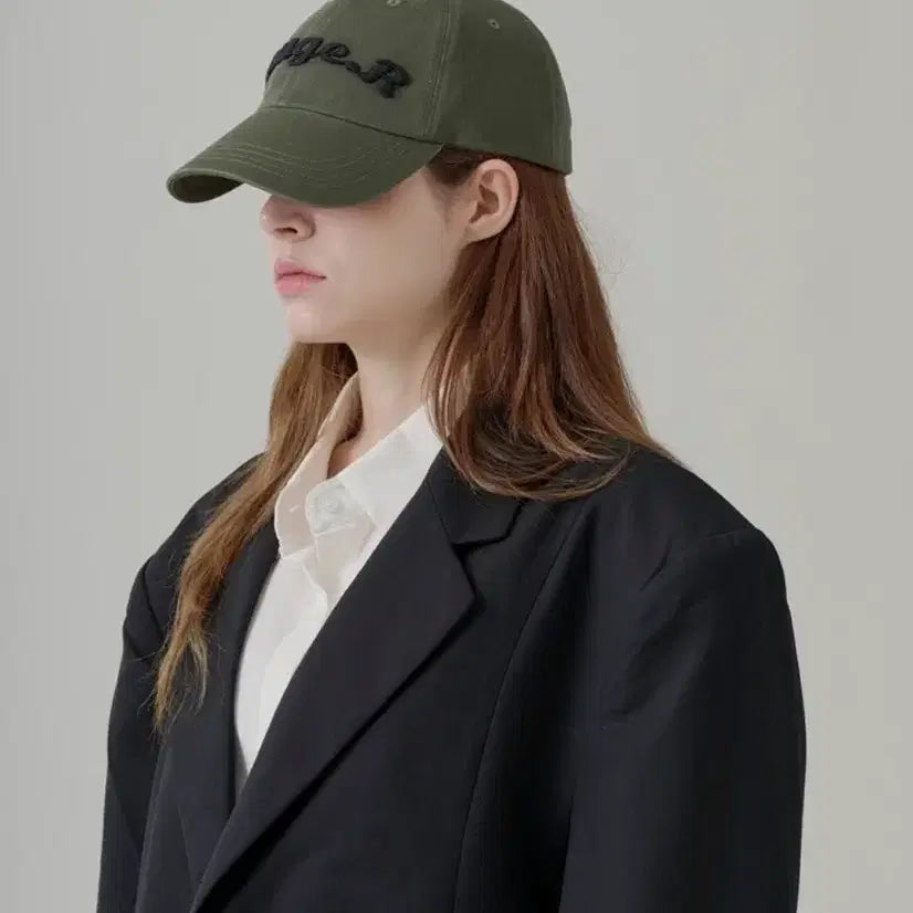 [SOLD OUT] 스테이지알 Stage.R 볼륨 로고 워싱 볼캡 카키 OS