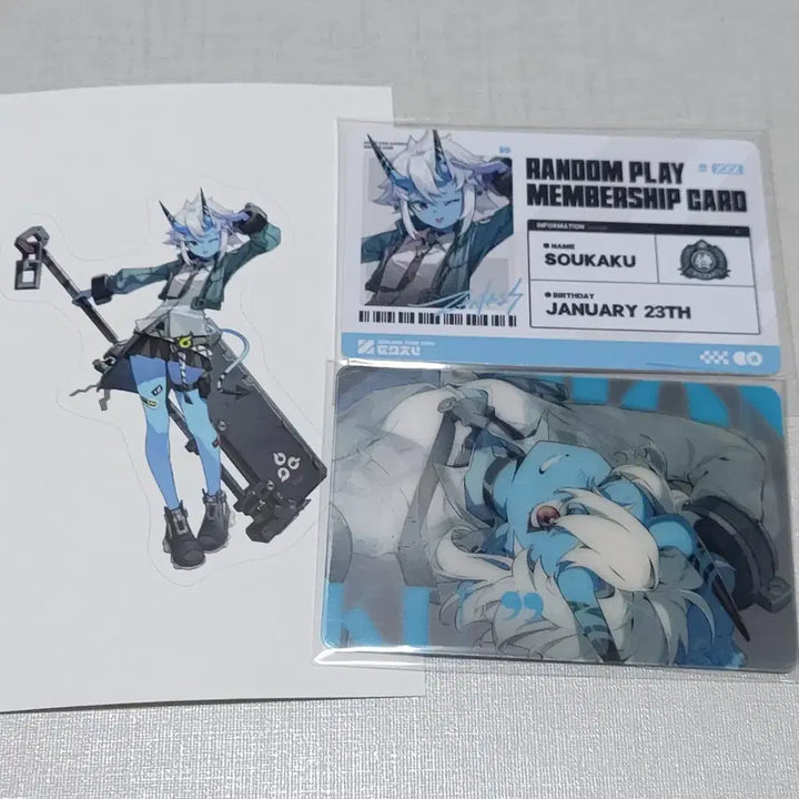 [BUNJANG] Zenless Zone Zero Soukaku Lenticular Card ID Card Sticker Bundle Set / 젠레스 존 제로 소우카쿠 렌티큘러 카드 ID 카드 스티커 일괄