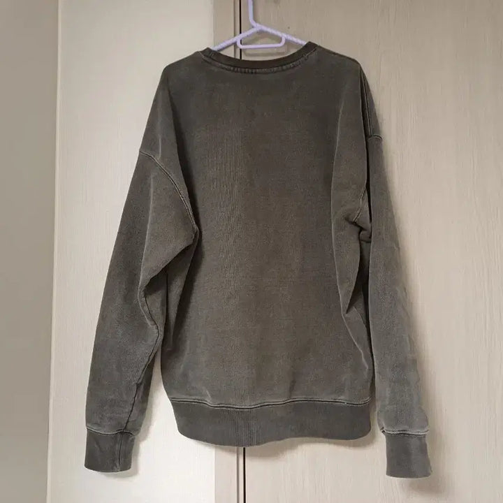 [BUNJANG] Soverment Pigment Sweatshirt Charcoal M / 소버먼트 피그먼트 맨투맨 티셔츠 차콜 M사이즈 판매