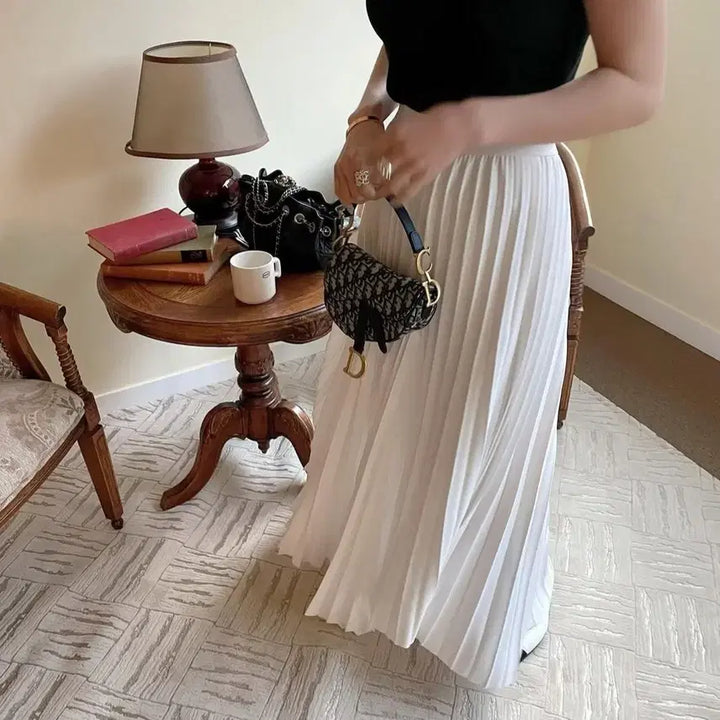 [BUNJANG] by flow 바이플로우 Pleated Long Skirt / by flow 바이플로우 바이씨니 플리츠 롱스커트