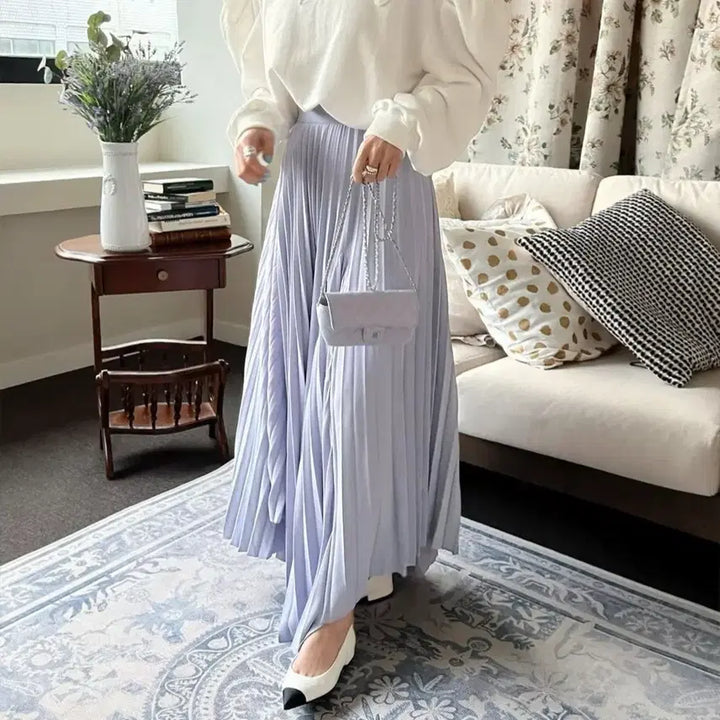 [BUNJANG] by flow 바이플로우 Pleated Long Skirt / by flow 바이플로우 바이씨니 플리츠 롱스커트