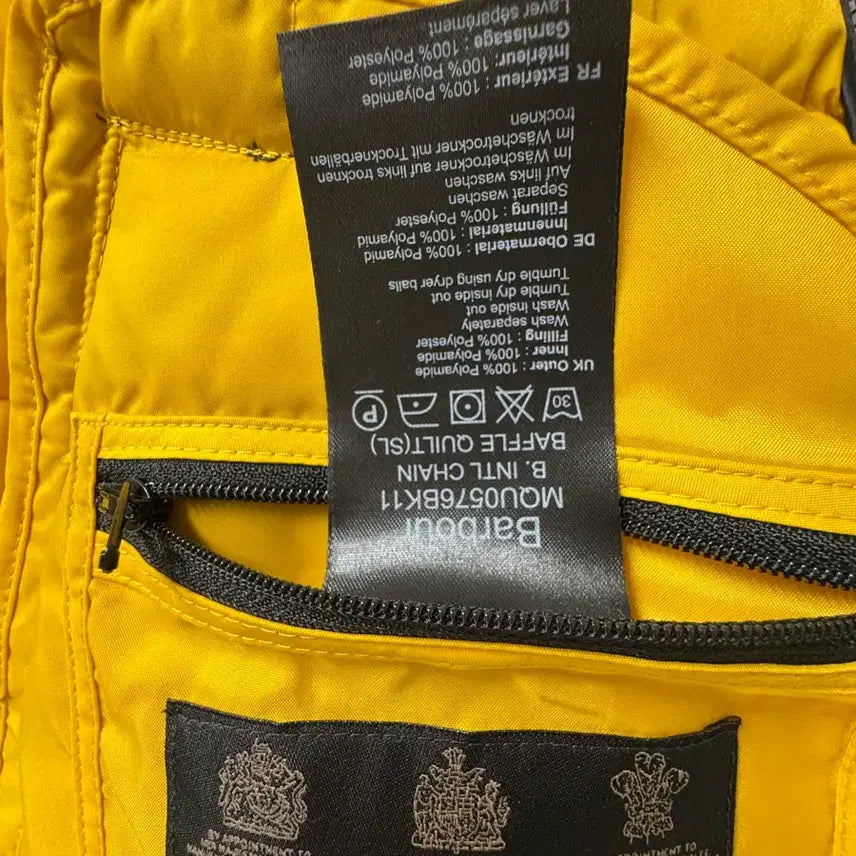 [BUNJANG] Barbour International Lightweight Padded Jacket / 바버 인터내셔널 경량패딩 M(100)
