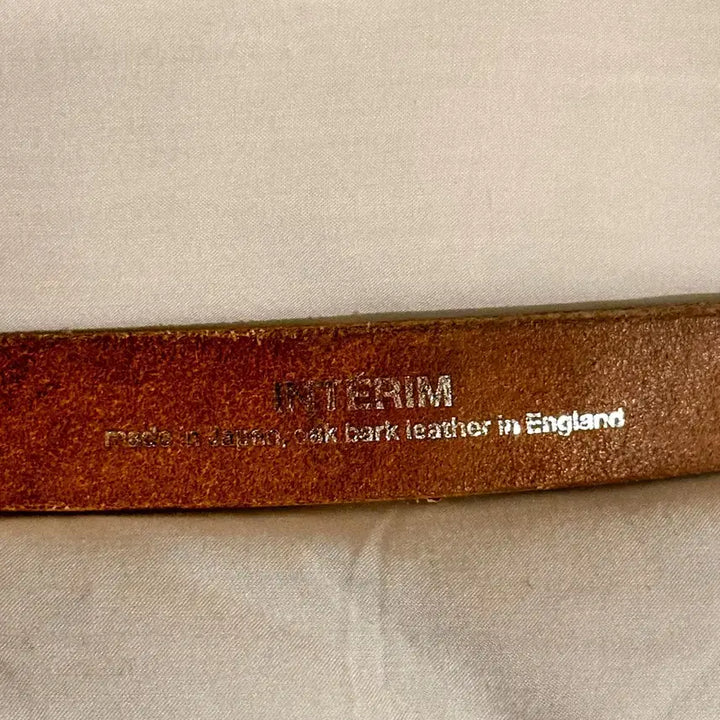 [BUNJANG] Interim Oak Bark 25mm Belt / Interim oak bark 벨트 25mm