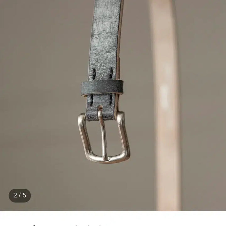 [BUNJANG] Interim Oak Bark 25mm Belt / Interim oak bark 벨트 25mm