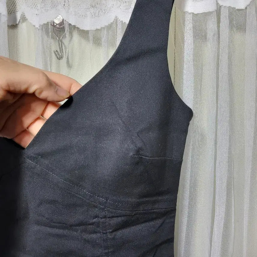 [SOLD OUT] 자라 블랙 미니 슬리브리스 원피스