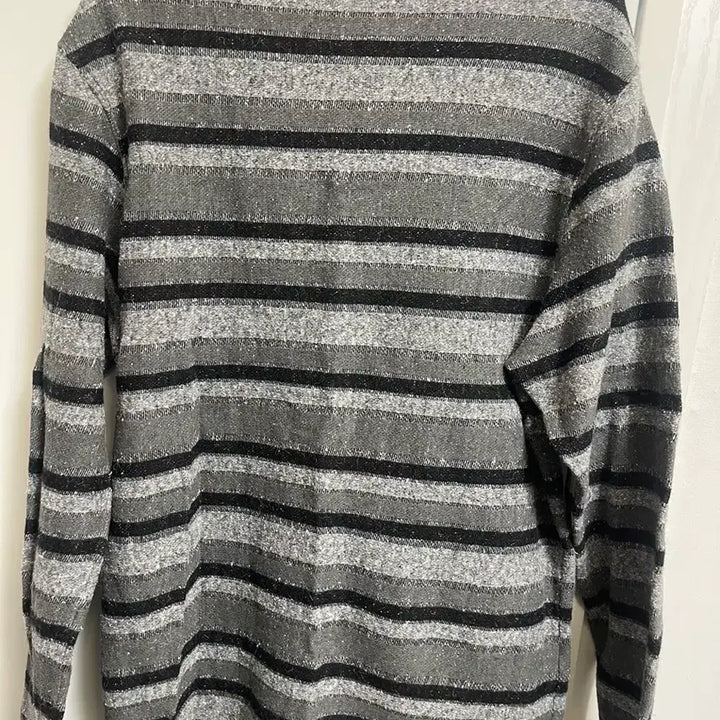 [BUNJANG] Stussy Black Gray Stripe Sleeve T-shirt M / 스투시 블랙 그레이 스트라이프 슬리브 티셔츠 M