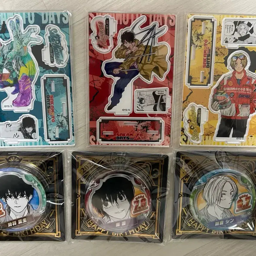 [BUNJANG] Sakamoto Days Natsuki Nagumo Diorama Can Badge Bundle Set / 사카모토 데이즈 디오라마 캔뱃지 나츠키 나구모 신 일괄