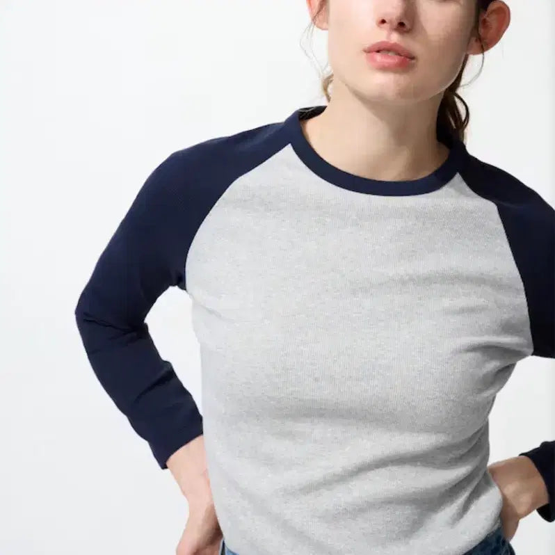 [BUNJANG] Uniqlo Raglan Long Sleeve T-Shirt / 유니클로 나그랑티