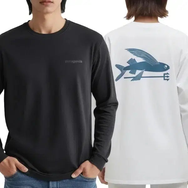 [BUNJANG] Patagonia Flying Fish Long Sleeve T-Shirt / 세일!! 최저가!!  정품 파타고니아 플라잉피쉬 롱슬리브