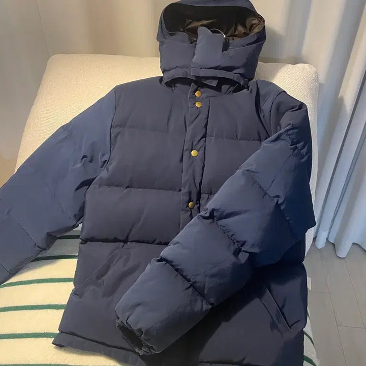 [BUNJANG] Crescent Down Works Navy Padded Jacket / 크레센트다운웍스 패딩 s사이즈